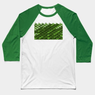 Clay Tile Roof In Green Baseball T-Shirt